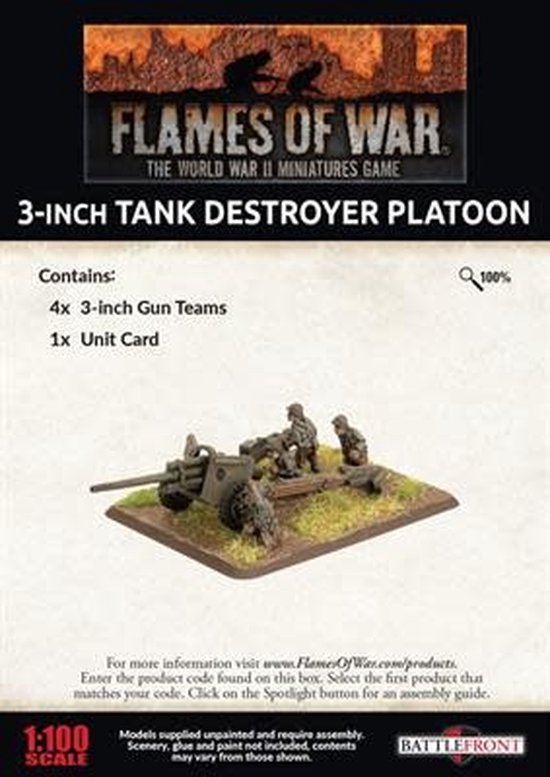 Thumbnail van een extra afbeelding van het spel 3 inch Towed Tank Destroyer Platoon