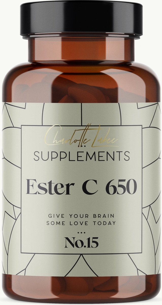 Ester-C | Niet-zure vitamine C | 60 capsules | Supplement voor Weerstand & Immuunsysteem | CL Health by Charlotte Labee