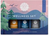 Woolzies 100% Pure Wellness Essential Oil Blend Set | Cold Stopper | Natural Cold Pressed Highest Quality Undiluted Therapeutic Grade Oils| for Diffusion Internal or Topical
