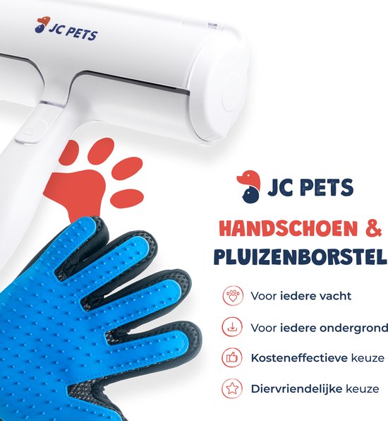 JC Pets Premium Pluizenborstel +