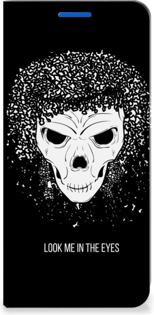 Mobiel BookCase OPPO Reno6 5G Skull Hair