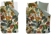 Beddinghouse Begonia Dekbedovertrek - Tweepersoons - 200x200/220 cm - Groen