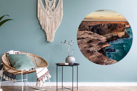 Wall Circle - Wall Circle Indoor - Falaises de Bunda - 150x150 cm - Décoration murale - Peintures Ronds