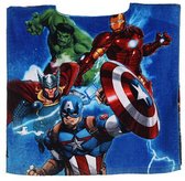 Marvel Avengers poncho kinderhanddoek 100cm x 50cm - blauw