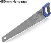 Erba Handzaag - Houtzaag - 450mm - Mn65 Manganstahl - Manganese Steel - 7T/inch - Soft Grip