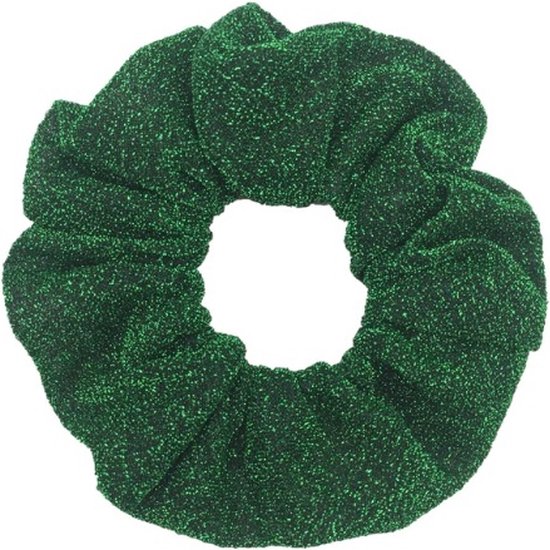 Haarelastiek - Scrunchie Glitter Sparkle - Groen