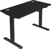 WoonWerkInterieur - Bureau - Zit - Sta - Bureau - Zwart - Elektrisch Verstelbaar - 120x60x73cm/114cm