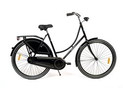 Wheelerz.nl omafiets 28 inch/ 53cm zwart | unisex