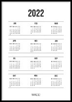 Jaarkalender 2023 Poster - 30x40cm – WALLLL