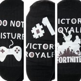 Fortnite sokken - zwart - DND - Fortnite DEP - Victory Royale