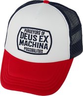 DEUS Waxxy Trucker cap - Navy Red