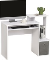 Mijn Werkkamer Chatsworth Bureau - Bureautafel - Kantoortafel - Wit - 100x40x86,6 CM
