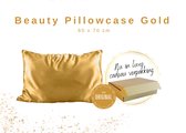 Satijnen kussensloop goud in cadeauverpakking (Cadeau tip!)