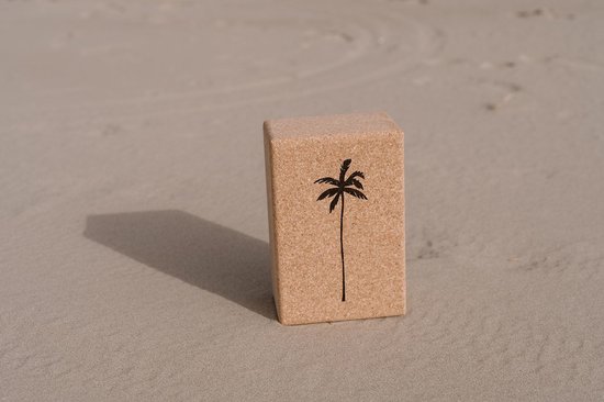 Yoga blok groot eco natuurkurk beach - Lotus van Lotus — afbeelding 3