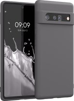 kwmobile telefoonhoesje voor Google Pixel 6 Pro - Hoesje voor smartphone - Back cover in steengrijs