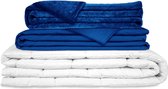 Gravity® therapeutische deken voor volwassenen / jongeren met glaskralen voor betere slaap - Verzwaringsdeken - Verzwaarde Deken - Set 135x200cm 8kg
