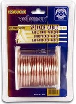 Velleman K/LOW2150/15T audio kabel 15 m Transparant