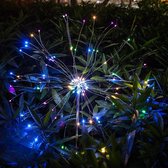 Dailyiled - tuinverlichting - solar - vuurwerk - multicolor - 120 led - kerst - set van 2