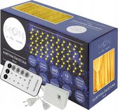Moon - Sierlampen / lichtgordijn / 300 LED met afstandsbediening - warm wit