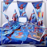 Spin - Jongens - Spider- Verjaardag - Versiering - Set - Feest - pakket - ballonnen - Kinder feest - XXL - Superheld- Feestpakket - Decoratie -Taart - Topper - Slingers - Borden -B