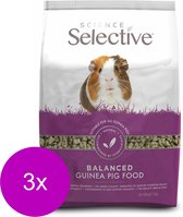 Supreme Science Selective Guinea Pig - Caviavoer - 3 x 1.5 kg