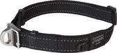 Rogz Utility Safety Halsband Zwart - Hondenhalsband - 42-66x2.5 cm