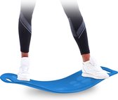 Relaxdays balance board fitness - twistbord - diverse kleuren - evenwicht - kunststof - blauw