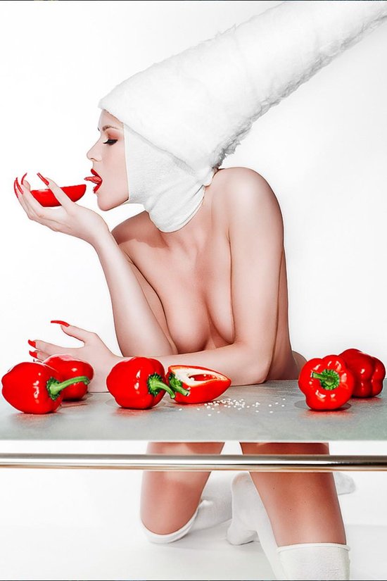 Food love by igor vasiliadis – 90cm x 135cm - Fotokunst op PlexiglasⓇ incl. certificaat & garantie.