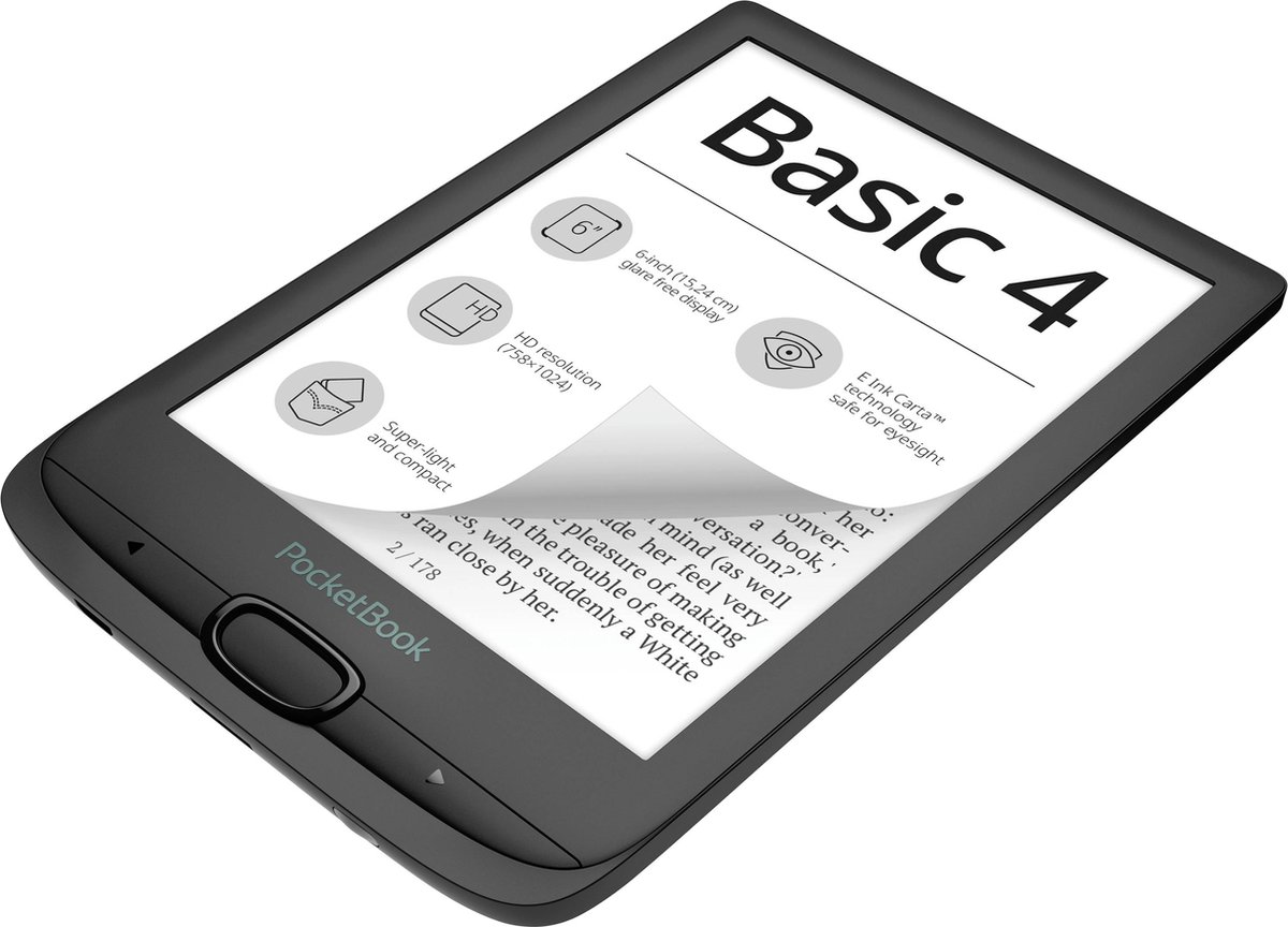 PocketBook Basic 4 zwart