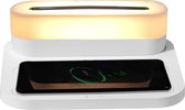 LED Nachtlampje Kinderen En Volwassenen - Wireless Charger - Draadloze Oplader - USB-stekker -  Voor Apple & Android - Wit