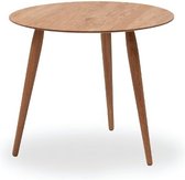 Playround Bijzettafel plaat hout - eiken, gezeept - Hoogte 38 cm - Ø 75 cm