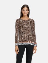 GERRY WEBER Trui met dierenmotief organic cotton