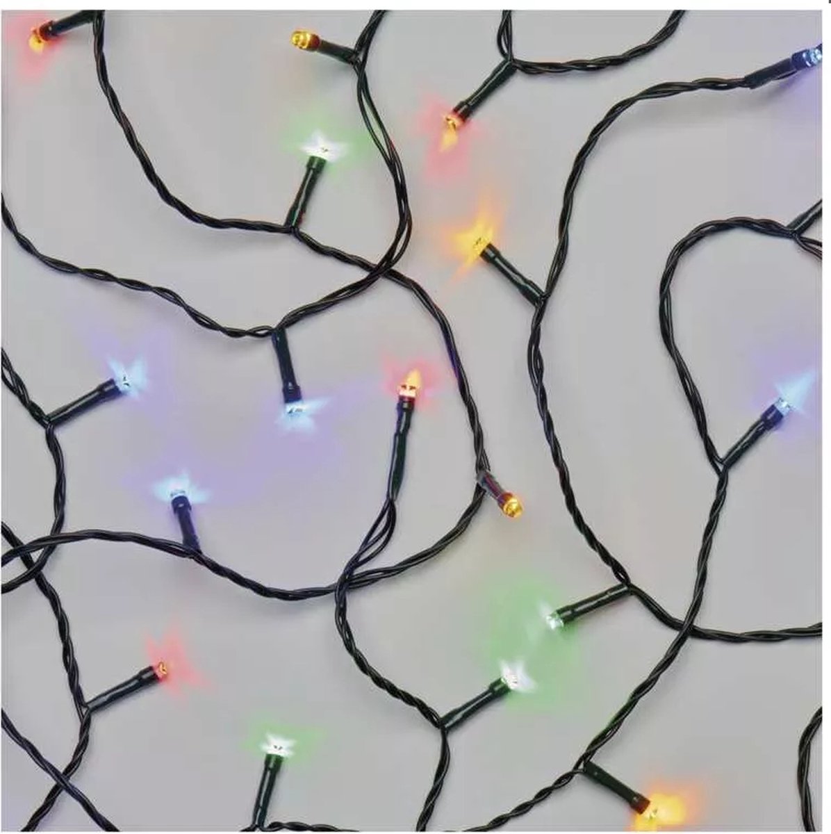 EMOS Classic Multicolor Kerstboomverlichting | met timer | 2.5 meter verlichte lengte - 3W RGB | Voor binnen