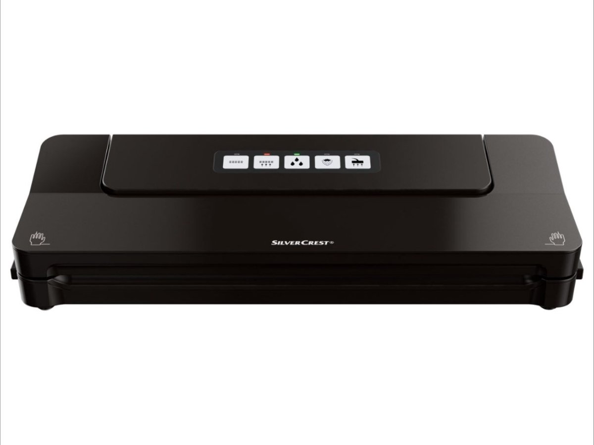 Bol.com Silvercrest Kitchen Tools Vacumeermachine Zwart - 125 W - Inclusief: 3 m folierol - BPA-vrij - aanbieding