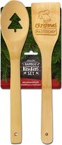 Vrolijke Bamboe kerst Keukenset “Christmas Masterchef” | Kerst-cadeau | Kerst-tip
