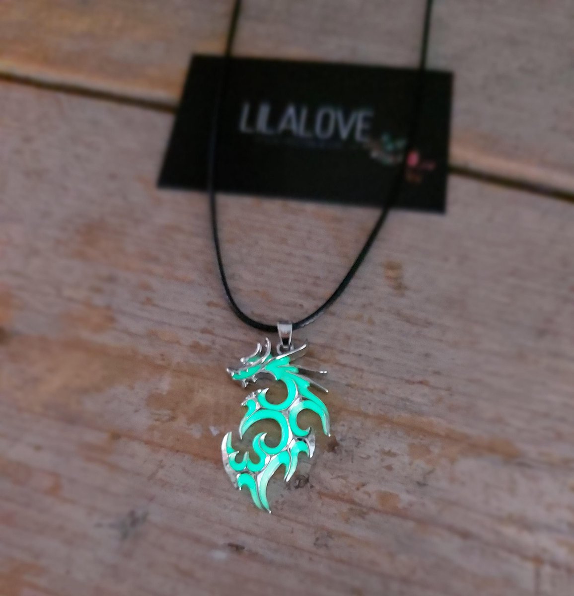Goudkleurige ketting met draak gravure Chinees Horoscoop