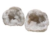 Exclusieve grote Bergkristal geode / Kwarts geode 5,0 kg