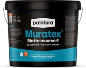 Paintura Muratex Muurverf Mat 10 Liter + Gratis Paintura Lucamax Muurverfroller Pro Met Beugel Maak Uw Keuze: Kleur Naar Keuze