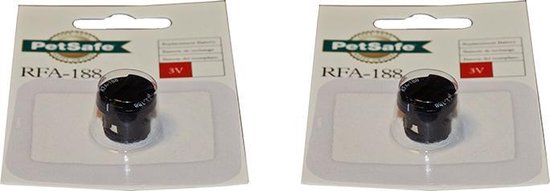 Reserve batterij voor de Petsafe blafband RFA-188 per 2 verpakkingen |  bol.com
