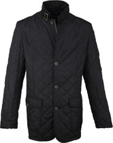 Barbour - Jas Quilted Lutz Zwart - XXL - Tailored-fit