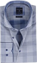 Profuomo Originale Non Iron RF Ruit Donkerblauw - maat 41