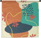 Tapisserie - Tissu mural - Été - Formes - Pastel - 60x60 cm - Tapisserie