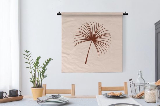 Tapisserie - Tissu mural - Été - Végétal - Pastel - 90x90 cm - Tapisserie