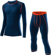Löffler Thermoset Transtex 3/4 Heren Polypropyleen Blauw Maat - 52