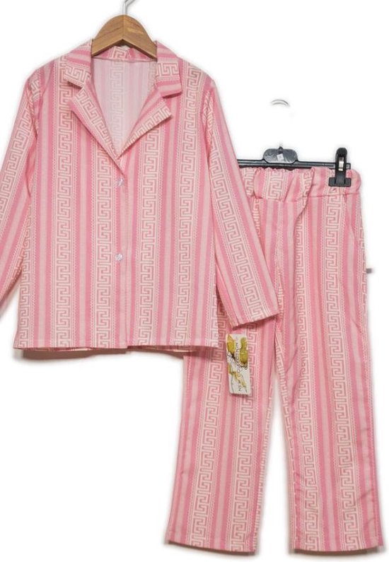Pyjama set kinderen | roze | maat 140