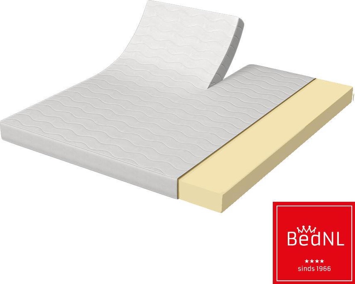 Splittopdekmatras - Splittopper Latex - 210x210x12