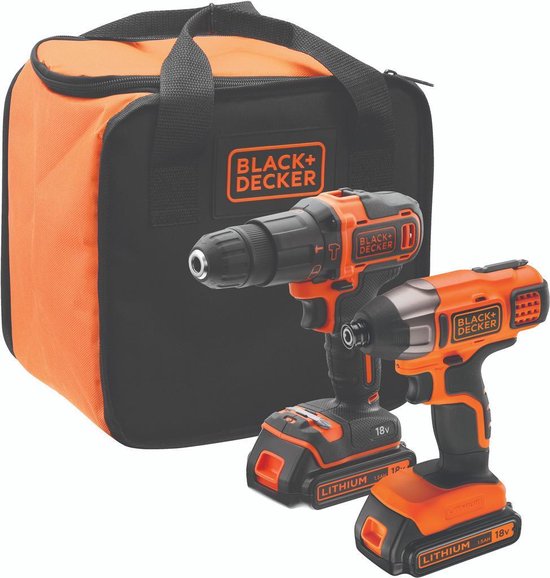 Black & Decker BDCIM18N-XJ Visseuse à chocs 18 volts sans batteries ni  chargeur