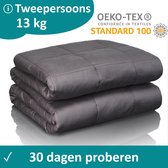 Veilura verzwaringsdeken tweepersoons - Luxe kwaliteit - 200 x 220 cm - Premium Weighted blanket / Verzwaarde deken - 13 KG