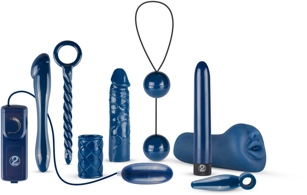 Midnight Blue Set Vibrator - Set