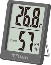 Selwo™ Thermometer voor binnen, digitale mini thermo-hygrometer voor binnen, vochtmeter, hydrometer vocht met hoge nauwkeurigheid, voor binnenklimaatregeling, babykamer, woonkamer,